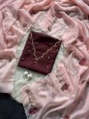 Tew Soft Organza Cut Dana Flower Handwork Saree